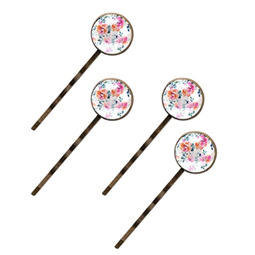 Accessoires pour cheveux fleurs aquarelles, le détail romantique fait main