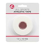 Cramer Team Color Athletic Tape, Easy Tear Tape for Ankle, Wrist, & Injury Taping, Protect & Prevent Injuries, Promote Healing, Athletic Training Supplies, 1.5