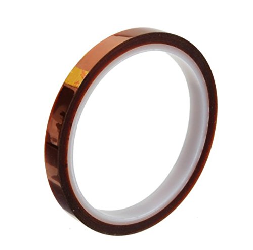 Demarkt 1pcs 10mm 100ft Heat Resistant 280? ruban Polyimide KAPTON Tape Rouleau