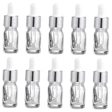 Photo Gallery healvian 10 pezzi bottiglie contagocce in vetro da ricaricabili trasparenti con anello per olii essenziali e profumi kit portatile per viaggi e quotidiano Photo Gallery healvian 10 pezzi bottiglie contagocce in vetro da ricaricabili trasparenti con anello per olii essenziali e profumi kit portatile per viaggi e quotidiano