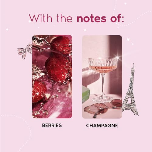 Image of Nykaa Wanderlust Dreaming Of Paris Gift Set Of 2 For Women | Luxury Champagne & Berries Shower Gel & Lotion Combo | Rakhi & Festive Gift Set For Sister | Premium Luxury Gifting Combo for her | Pack Of 2