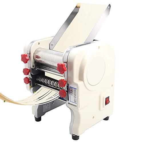 GOLDENWALL Comercial multifunción eléctrica Pasta que hace la máquina de la prensa de la masa Fabricante de fideos Rolling Machine China Dumplings Wonton Maker 220V Certificado CE