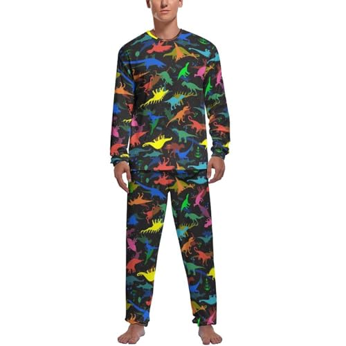 Ensemble de pyjama homme dinosaures vêtement de nuit original à offrir pour homme