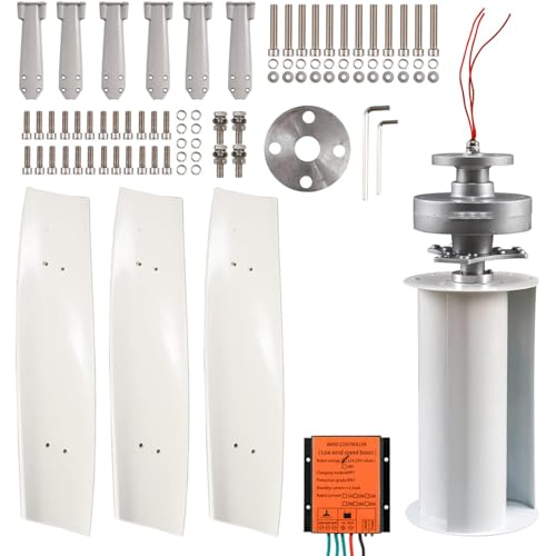 Turbina eólica vertical 3 lâminas 13000W 12V/24V eixo de levitação magnética helicoidal Turbina eóli