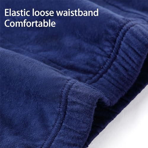 L-8XL Plus Size Men's Boxer Briefs 100% Cotton Underwear Set Boxer Shorts Loose Panties Underpants (Color : 3A pcs, Size : 8X-Large)3