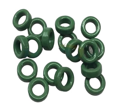 Bobina magnética con cuenta de ferrita verde aislada 10x6x4mm