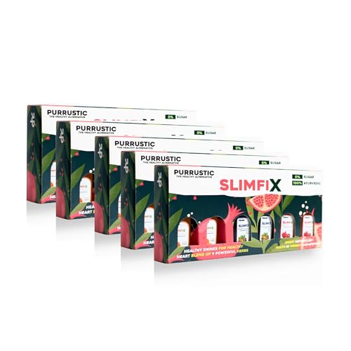 SLIMFIX - Ayurvedic Weight Loss Juice with 9 Herbs, No Added Sugar (60 Bottles, 1/Day, 60ML Each)