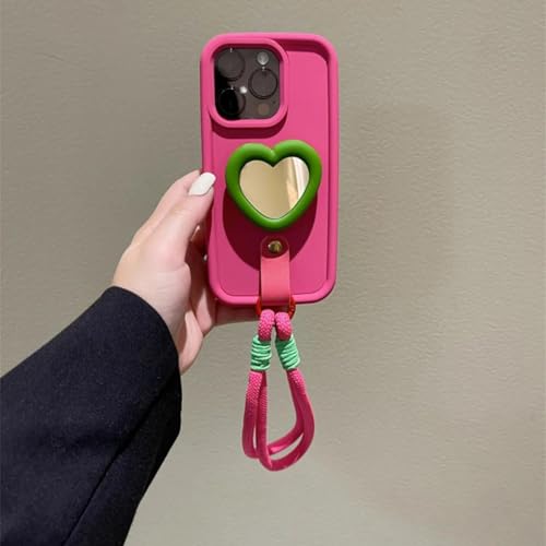 Coque antichoc iPhone 11 Pro rouge avec dragonne anti-perte utile