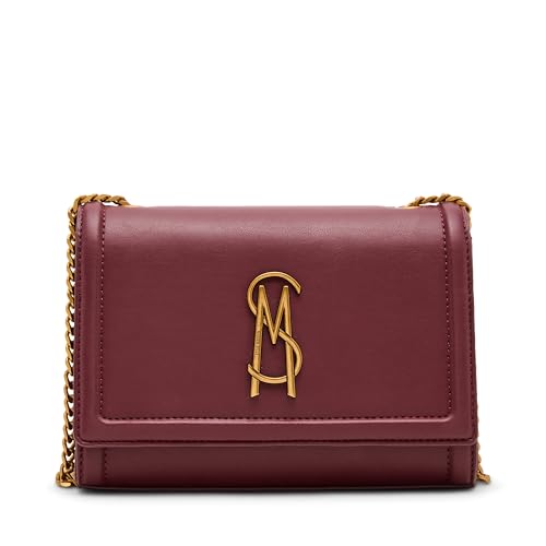 Steve Madden Bolsa de ombro conversível Larisa-L, vinho, Vinho, One Size