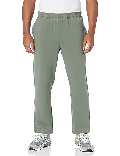 Jockey Men's Cozy Fleece Active Sweatpants, Agave Green, Large - image 1