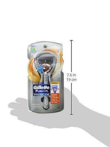 Gillette Fusion Proglide Silvertouch Manual Men's Razor With Flexball Handle Technology With 1 Razor Blade
