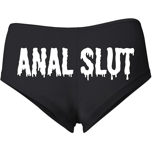 Wild Bobby Anal Slut Sexy Slutty Naughty Women's Cotton Spandex Booty Shorts