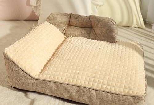 Neakarfer-���t���ݕt���y�b�g�x�b�h�A�􂦂錢�x�b�h�A�L �x�b�h�A���\�t�@�A���ƔL�N�b�V����,���X���[�s���O�p�b�h'���^�A���^�A��^�̃y�b�g�ɓK���Ă��܂��y�b�g�}�b�g (�x�[�W��,63*47*23CM)