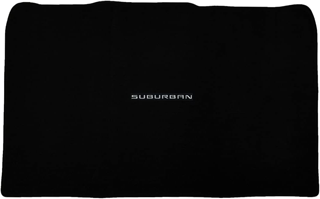 Lloyd Mats Custom-Fit Carpeted Floor Mats Premium Luxury Car Floor Liners for Chevy Suburban 2021-On - Suburban Logo (Charcoal, Cargo)