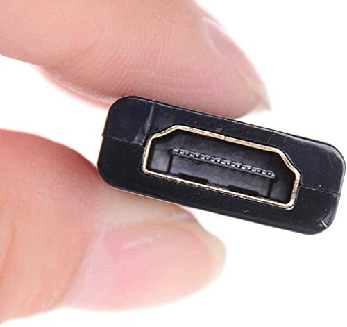 Adaptador DisplayPort macho a HDMI hembra 1080P negro miniatura 6