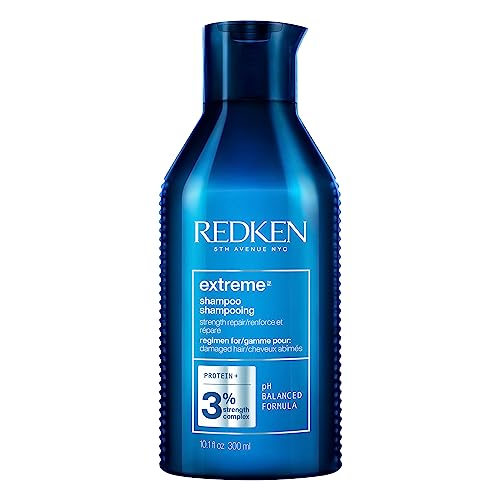 Redken Extreme Shampoo | Strengthen & Repair Damaged Hair | For Damaged Hair | Infused With Proteins | 300ml