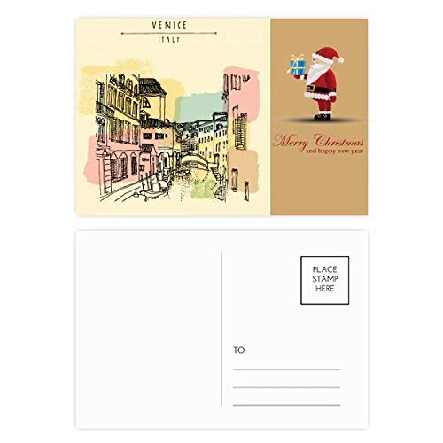 Cartes postales de Père Noël Italie : lot de 20 pour décoration de Noël