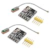 2 Pack GPS+BDS Dual-Mode Module Flight Control Satellite Positioning Navigator, ATGM336H Replacement NEO-M8N NEO-6M for Arduino