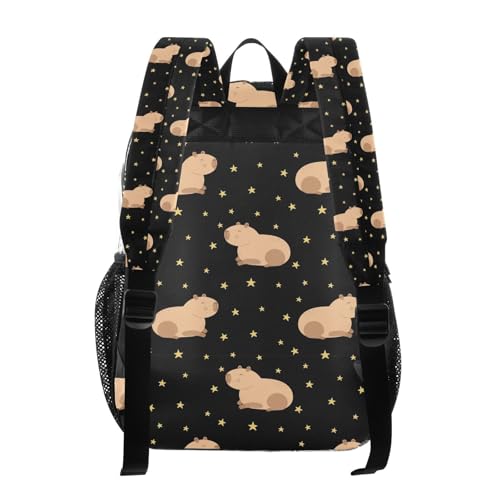 Plaaee Capybara Clear Backpack Kids'backpacks Heavy Duty Clear Bookbag for School Transparent See Through Book Bags for Boys Girls Adults3