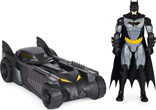 Batman- DC Comics Batman-6058417-Pack Batmobile + Figura 30 cm - Juguete Infantil - 6058417