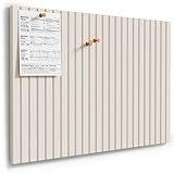 MaxGear Large Cork Boards for Walls 36' x 24', Light Tan Felt Bulletin Board Tiles for Office Decor, 6 Pack Felt Wall Tiles with Slat Paneling, Push Pin Board Home Wall Organizer