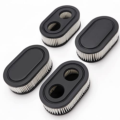 VooGenzek 4 Piezas Filtro de Aire para Cortacésped, Compatibles con Motores Briggs & Stratton 798452 593260, Filtro de Aire de Repuesto para Cortacésped con Operador a Pie
