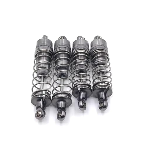RC�J�[�I�C���V���b�N�A�u�\�[�o�[ For WLtoys 104001 104002 1/10 RC�J�[�p�[�c ���^���A�b�v�O���[�h �����\�t�����g���A�����V���b�N(Gray)
