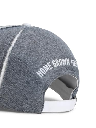 Image of JACK & JONES Men Grey Jersey Panel Baseball Cap