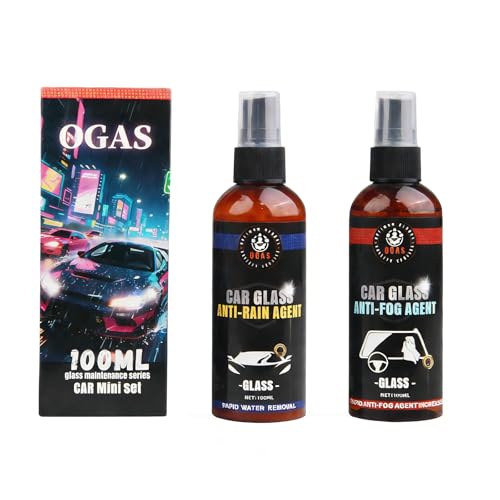 Car Windshield Water Repellent & Anti-Fog Treatment, Long-Lasting Hydrophobic...