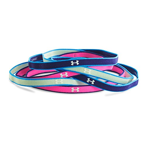 Under Armour Girls' Mini Headbands, Sugar Mint /White, One Size Fits All