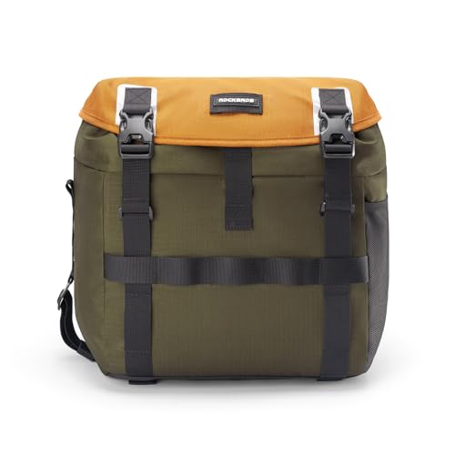 ROCKBROS Bike Handlebar Bag Waterproof Cycling Pouch 24L Bicycle Front Storage Pouch Bag with...
