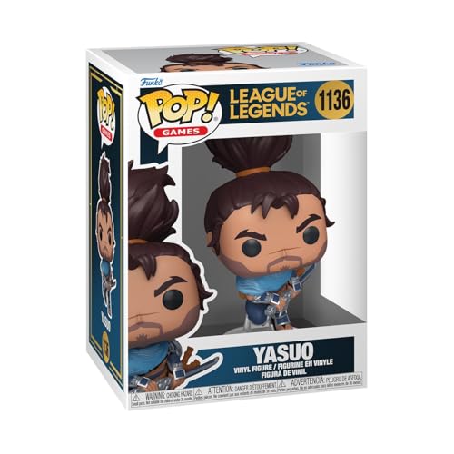 Funko Pop! Games: LoL - Yasuo - League Of Legends - Figura in Vinile da Collezione - Idea Regalo - Merchandising Ufficiale - Giocattoli per Bambini e Adulti - Video Games Fans