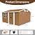 ZMAD 12x10 FT Heavy-Duty Metal Storage Shed with Doors, Windows & Ventilation - Weatherproof Outdoor Garden Shed for Backyard, Lawn and Tool Organization (10x12)