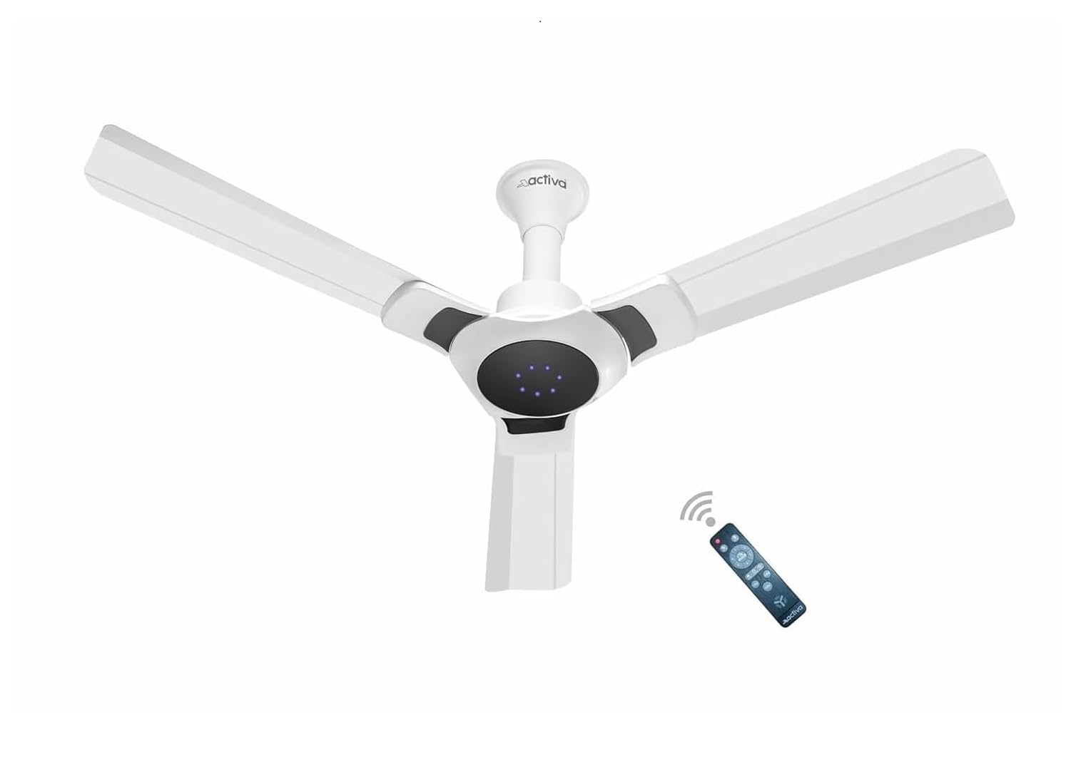 ACTIVA Optima LED Premium series 1200 MM BLDC Motor Fan (28 WATT) 5 Star Rated With Noiseless | Remote | 3 Blades High Speed Motor Ceiling Fan 5 Years warranty (White)-image-26