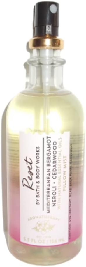 Bath and Body Works Aromatherapy Reset Pillow Mist Mediterranean Bergamot Neroli Cedarwood 5.3 Ounce