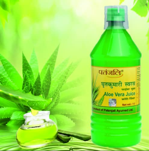 Image of VADMANS Patanjali Aloevera Juice, 1 L -1 Bottle