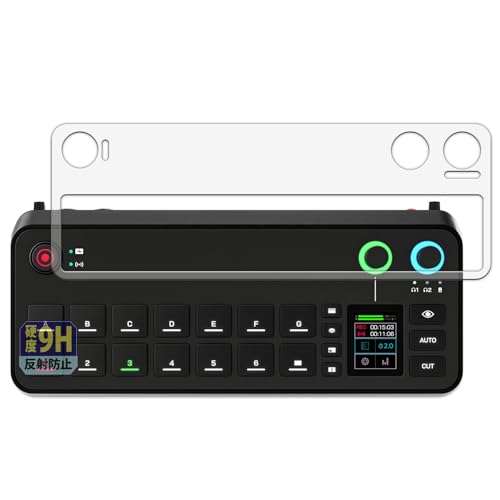 Leipsden RODE RODECaster Video (�g�b�v�p�l��) �Ή� GlassFiber Shield �ی� �t�B���� ���˒ጸ �K���X�t�B���� (�ɔ� �t�@�C�o�[) �h�w�� ���{��