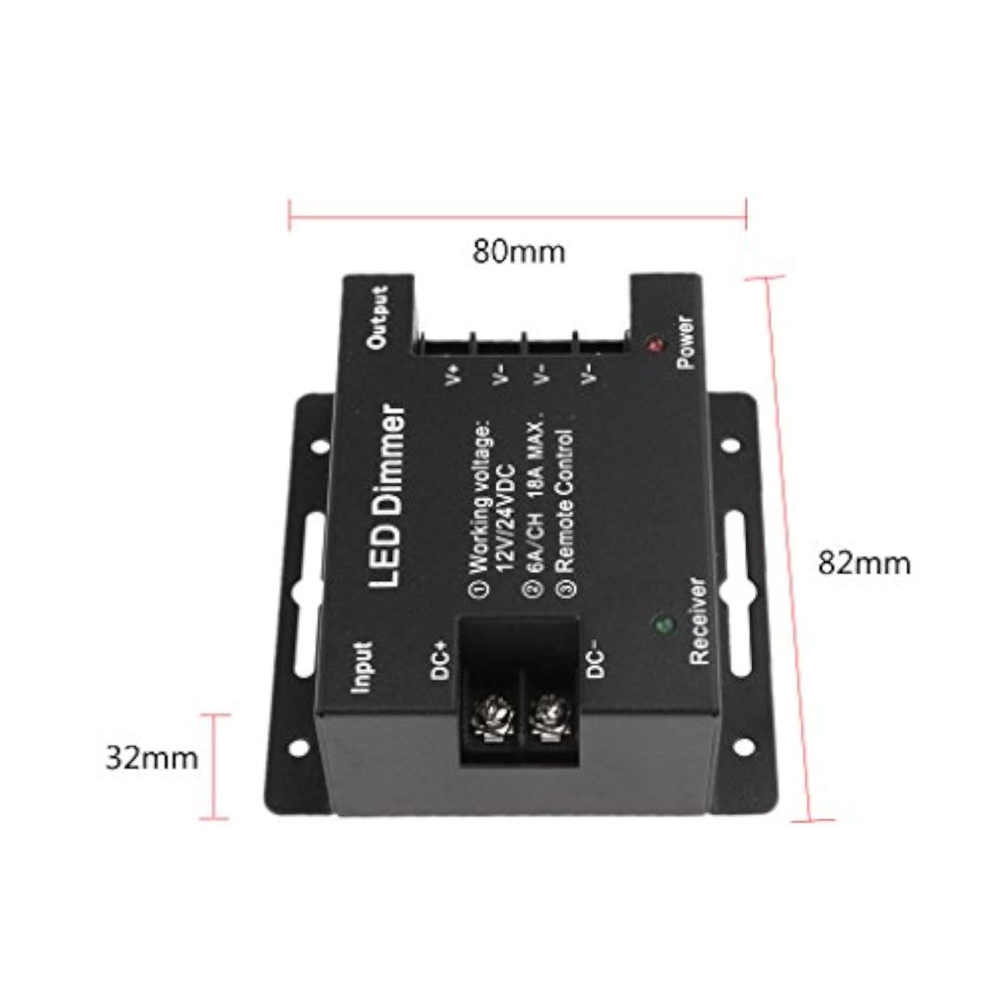 DC 24V/12V Single Color LED Strips Remote Controller