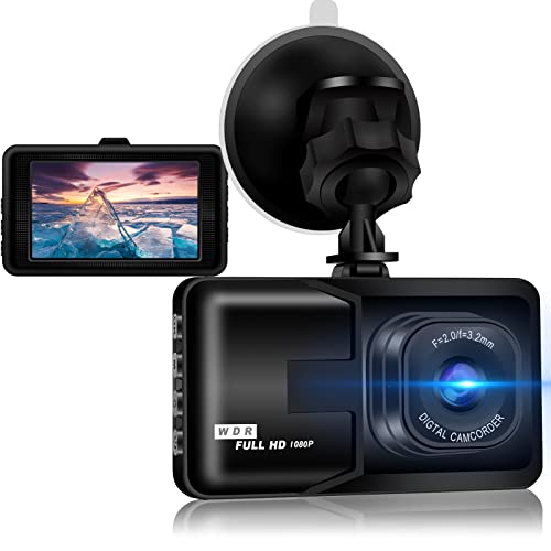 Dash Cam 720P Full HD, OnDashboard Camera Video Recorder Dashcam for