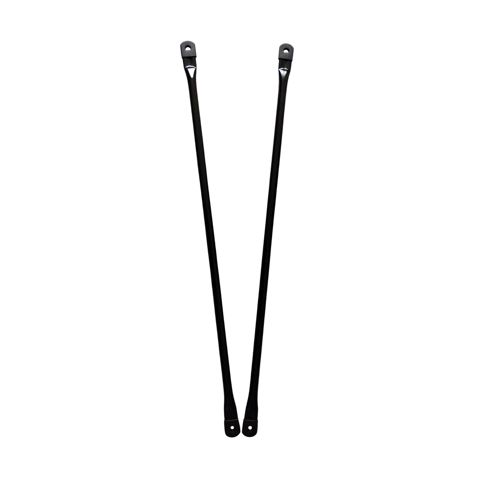 Hollywoodschaukel-Aufhängestange (80cm/31.5", 2 Stück), Ersatzstangen für Gartenschaukeln und verandaschaukeln. Schwarze, runde metallstangen zum Aufhängen von Schaukelsitz an Rahmen