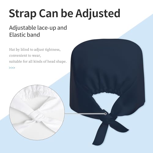 Image of Unisex Adjustable Surgical Sweatband - Elastic Bandage Cap - Scrub Caps for Nurse Working Cap