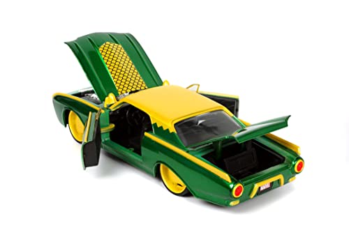 Jada Toys Marvel LokiFord Thunderbird 1:24 Muscle Car con Figura miniatura 2