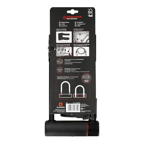 Trelock U6 L Bügelschloss 30 cm – Hochsicherheits Fahrradschloss
