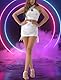 Damen Minirock Stretch Kurz Wetlook Mini Rock Nightclub Enge Körper Hüfte Rock Frauen - L