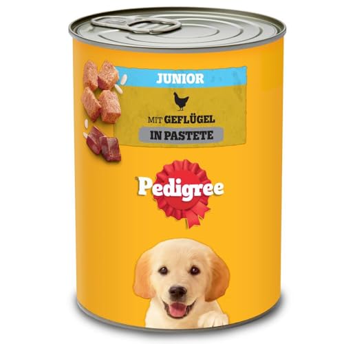 PEDIGREE DOGCARE CAN Wet (Poultry & Rice) Chunks IN LOAF JUNIOR 12 x 800G Single Standard
