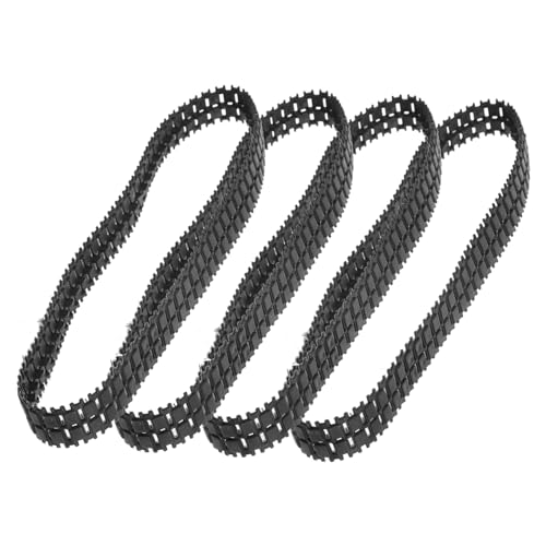 BCOATH 4pcs DIY Tank Robot Track Band Robo Toy Replacement for Remote Tank Large Robot Tracks