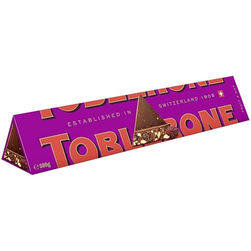 Toblerone Large Bar Fruit and Nut Chocolate, 360g
