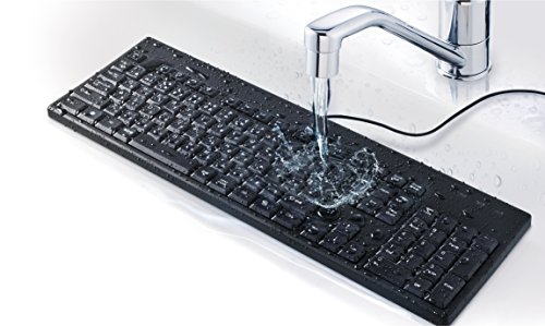 Clavier lavable i-rocks noir azerty étanche informatique USB