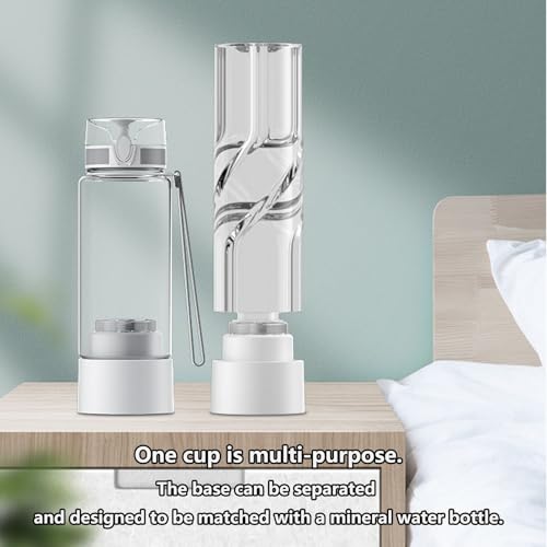 Bouteille d'eau à hydrogène portable SPE 450ml noire