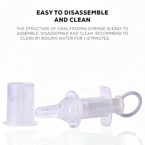 Image of Baybee Baby Medicine Feeder Syringe for Infants & Toddlers | Soft Silicone Oral Dispenser | Accurate Dosage Feeder for Syrups, Vitamins & Gripe Water | BPA-Free, Easy to Clean & Safe Feeding Product